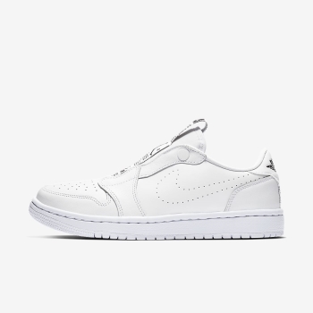 Nike Air Jordan 1 Retro Low Slip - Jordan Sko - Hvide/Sort | DK-98606